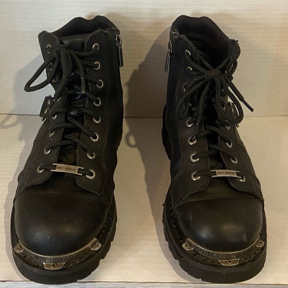 Harley-Davidson Black Combat Boots